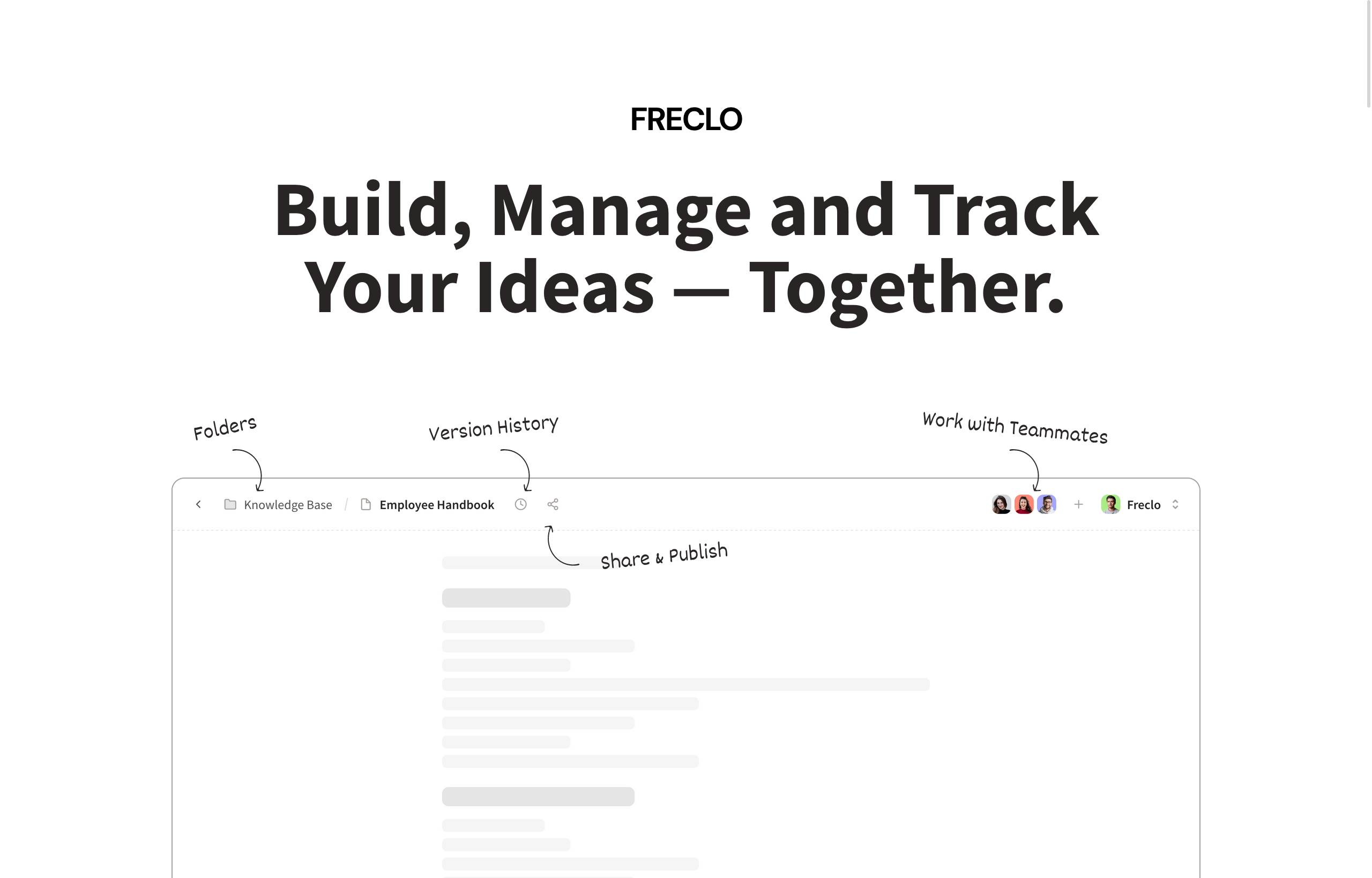 freclo homepage